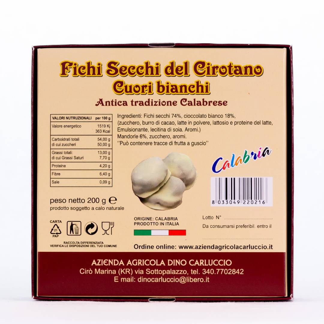 Fichi secchi del Cirotano - Cuori Bianchi